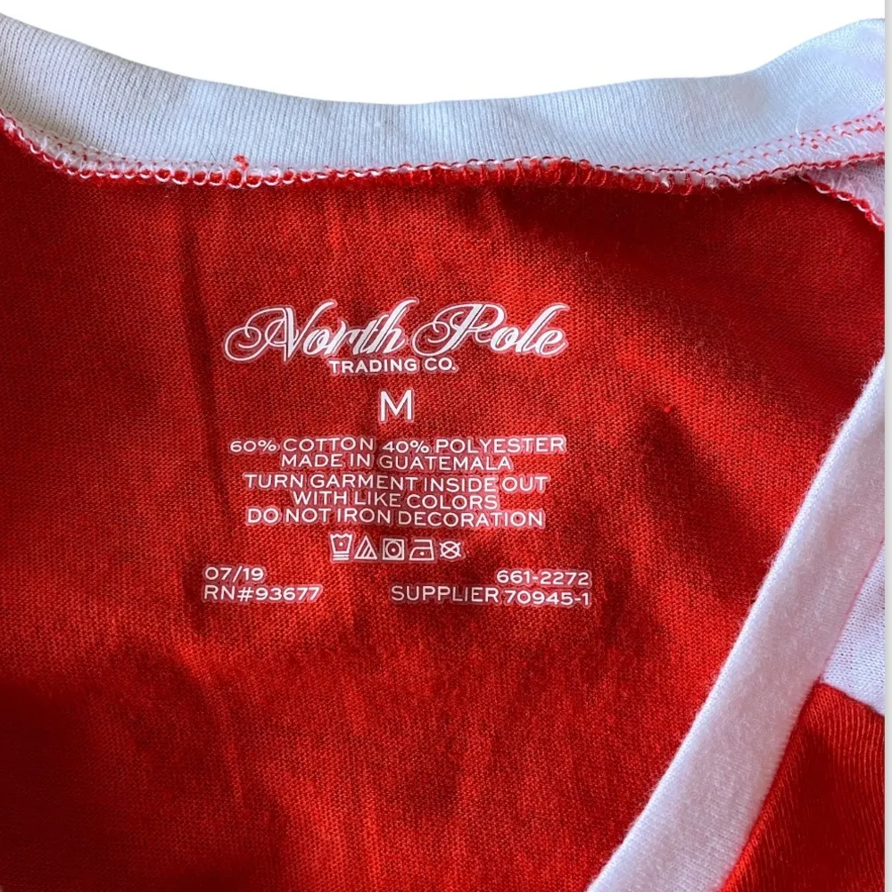 Best. Gift. Ever. Ringer Tee Size Medium - Image 3