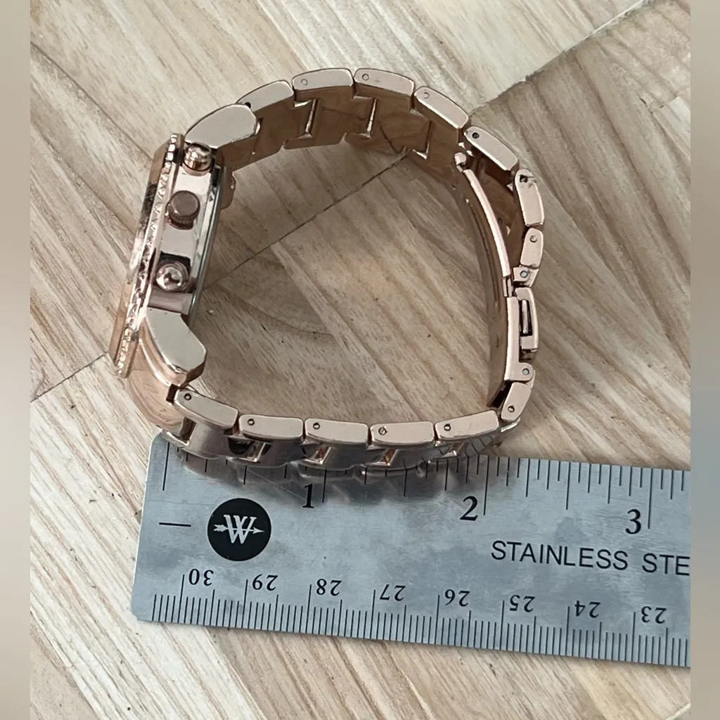 Fashion Watch Charming Charlie Brand Rose-Gold Dial Bracelet - Image 11