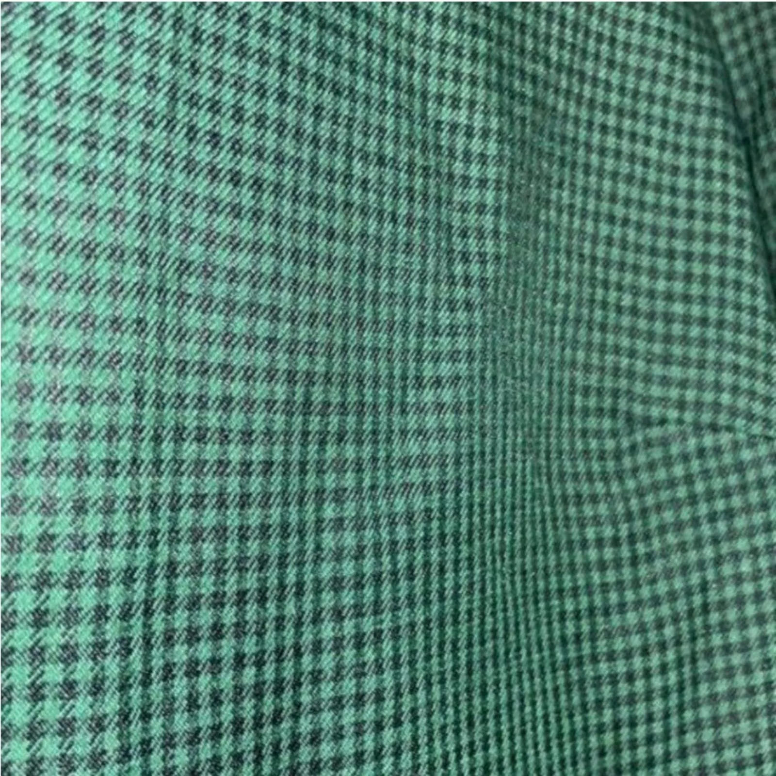 Vintage Lady Dorby Green Houndstooth Button Up Blazer Jacket Size undefined - Image 4