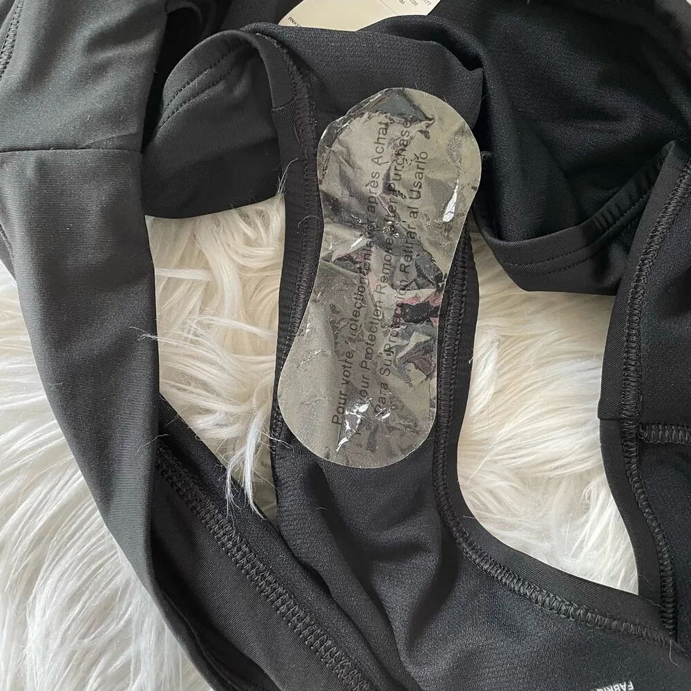 Essential Athletic Coverage Black Swim Bikini Bottoms Sporty womens XL new - Image 8