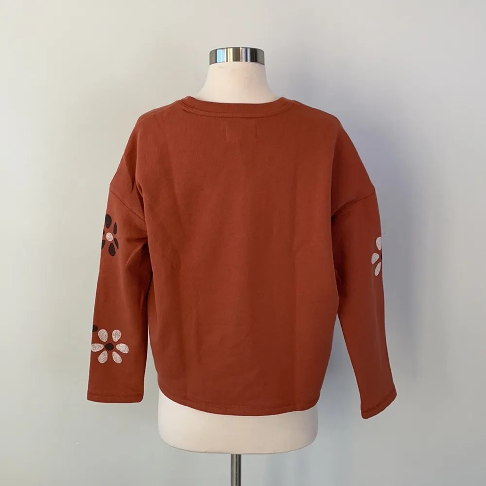 Madewell Sweatshirt Make Weekends Longer Terry Floral - Image 5