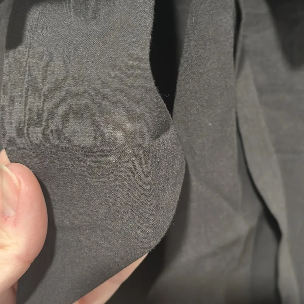 Robert Rodriguez Black Silk Ruffle Tiered Scoop Neck Sleeveless Mini Dress Sz 4 - Image 5