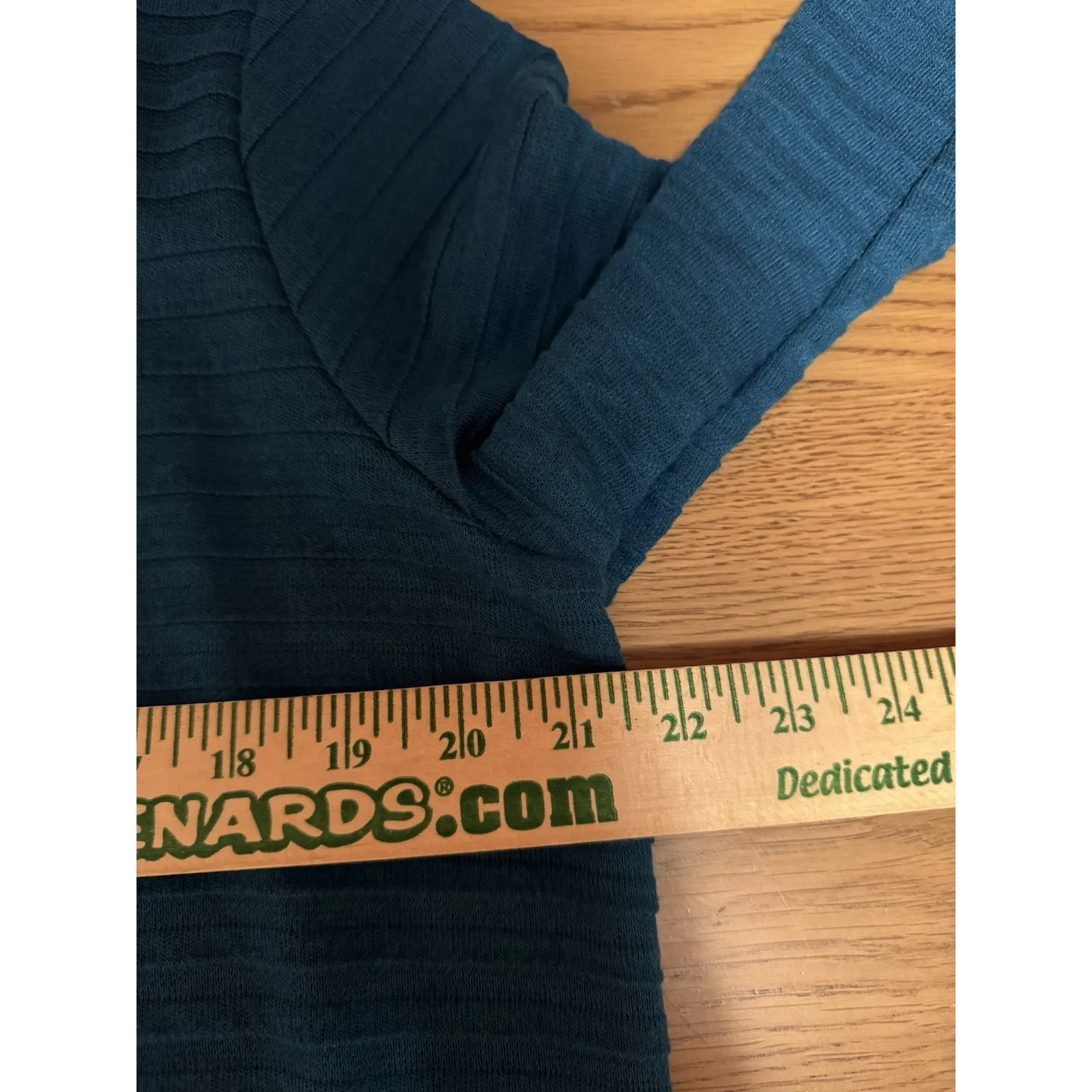 LIZ CLAIBORNE Women Sweater Sz XL Knit Buttons Teal Artsy Career Office City NWT - Image 5