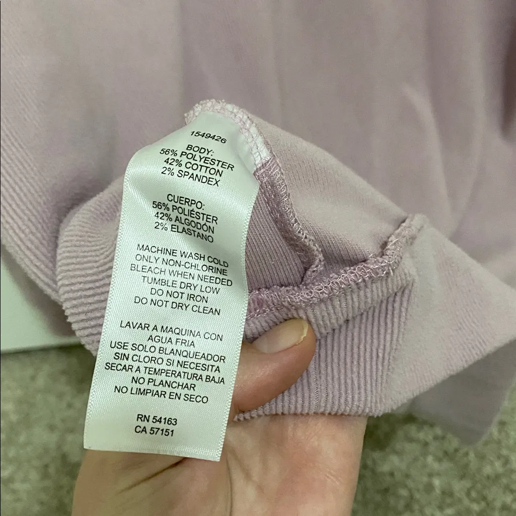 Marc New York Lavender Hoodie Sweater - Image 7