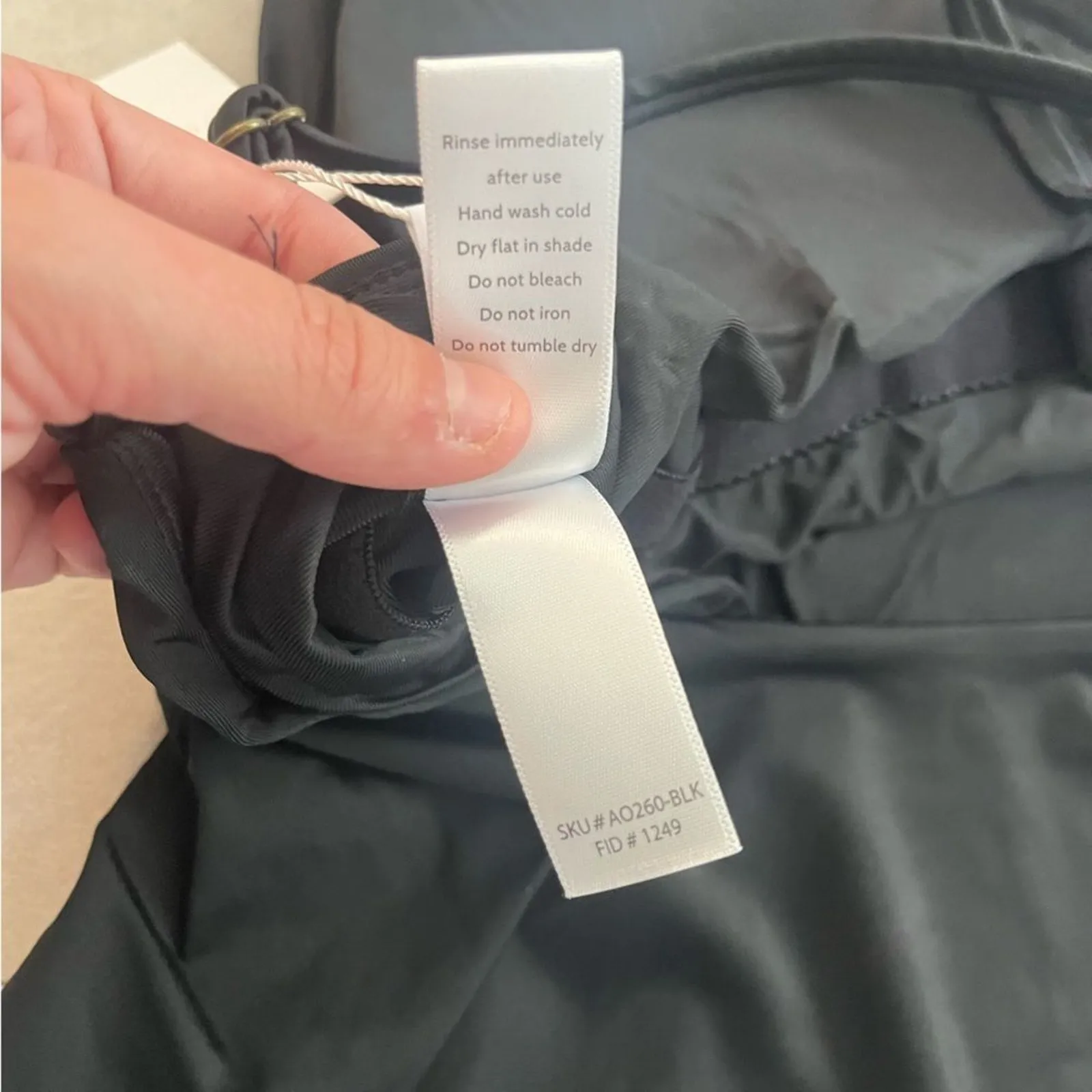 NWT Andie Swim Black Asbury One Piece XL Halter Open Back Crossback Crisscross - Image 12