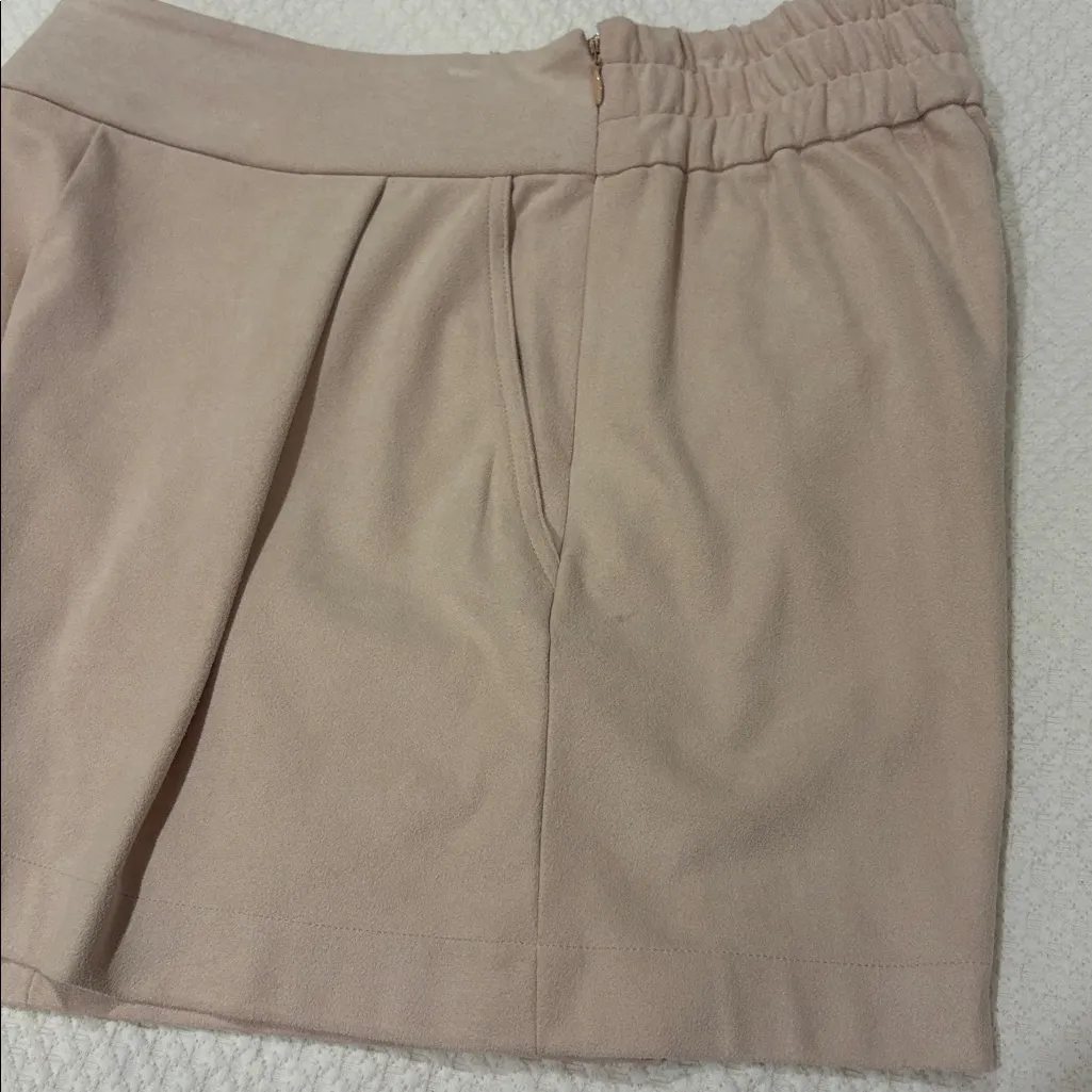 1. State High Waist Beige Shorts - Image 3