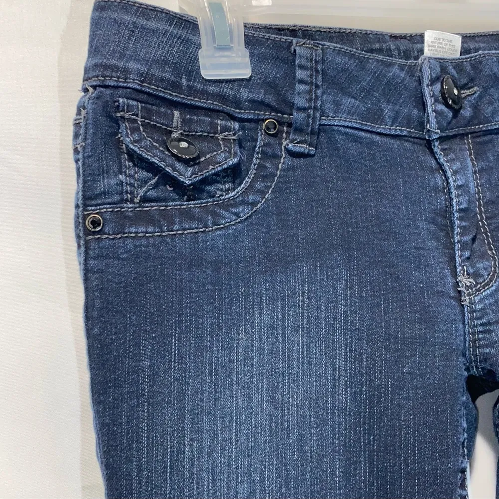 Maurices Dark Denim Skinny Jeans Small - Image 3