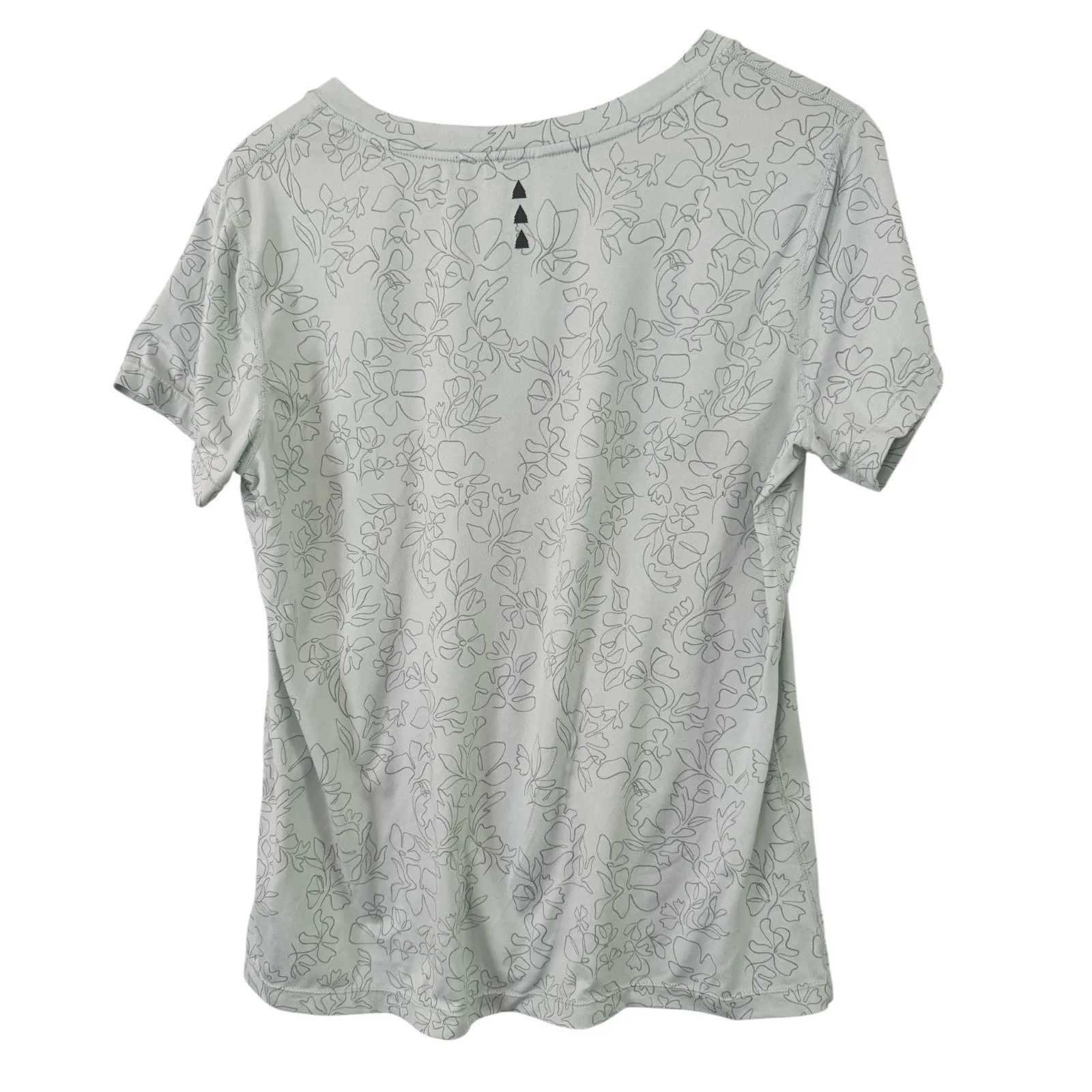 Ascend Tropical Floral V Neck Short Sleeve T - Image 2