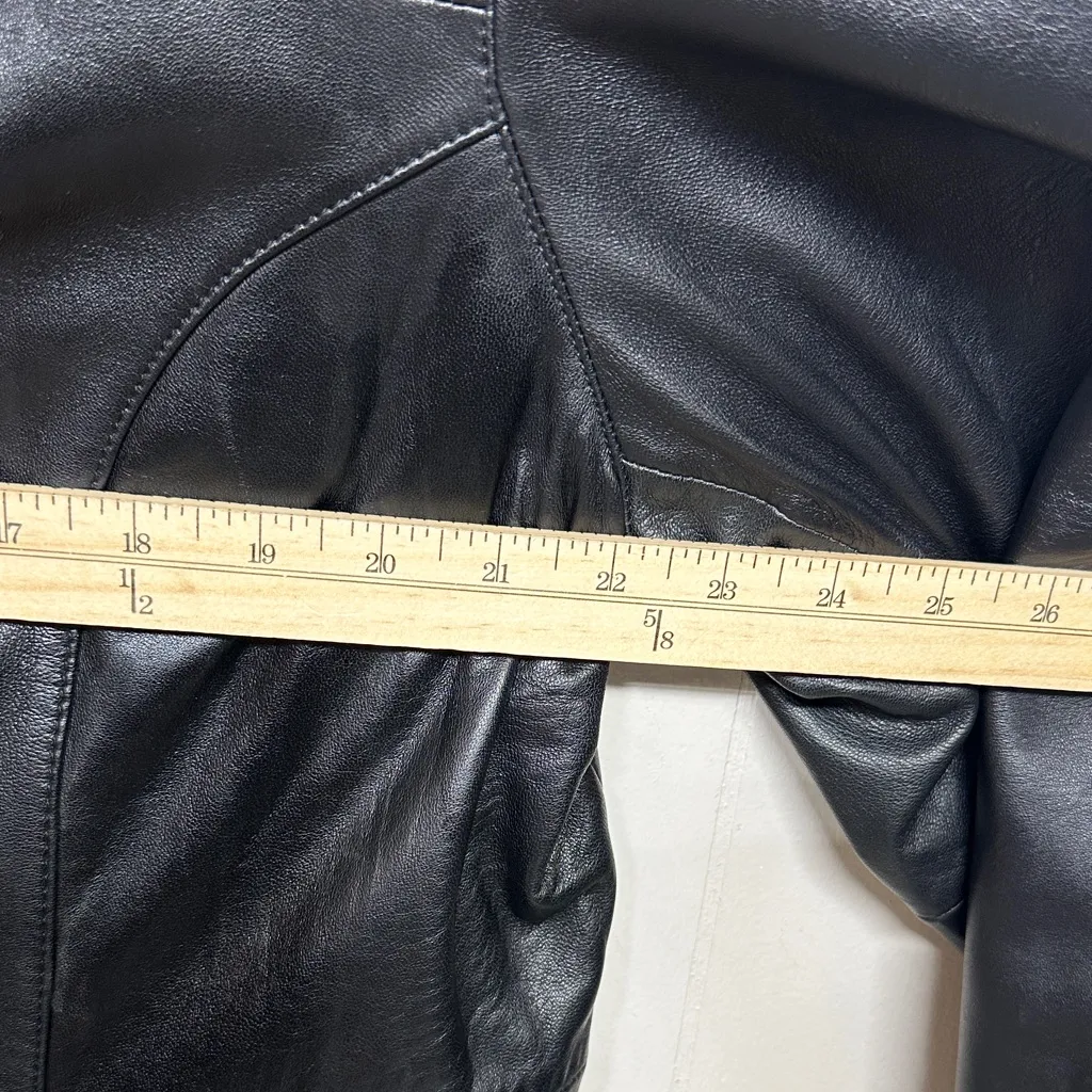 ColeBrook Elegant Women's Black Leather Jacket Super Soft Size undefined - Image 6