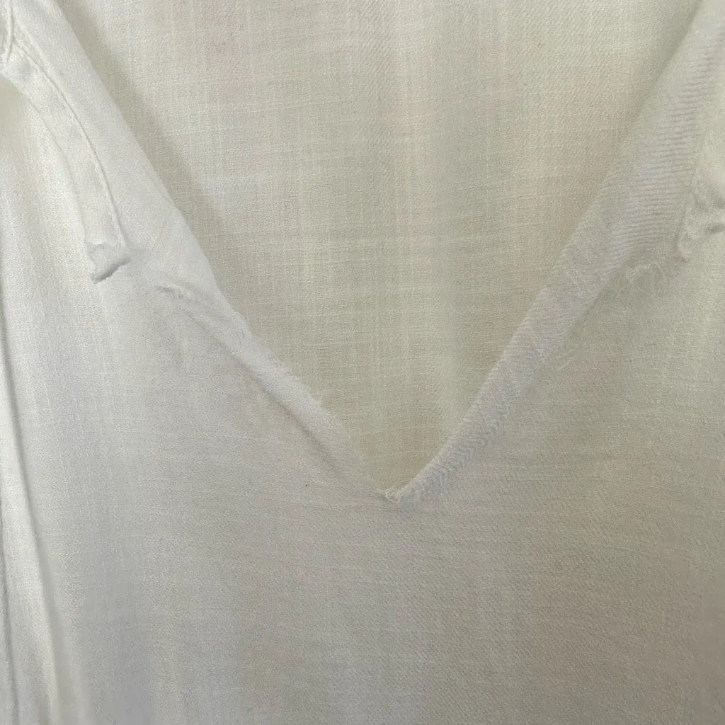 The Normal Brand Women’s Medium White Bell Sleeve Mini Dress New Flawed - Image 4