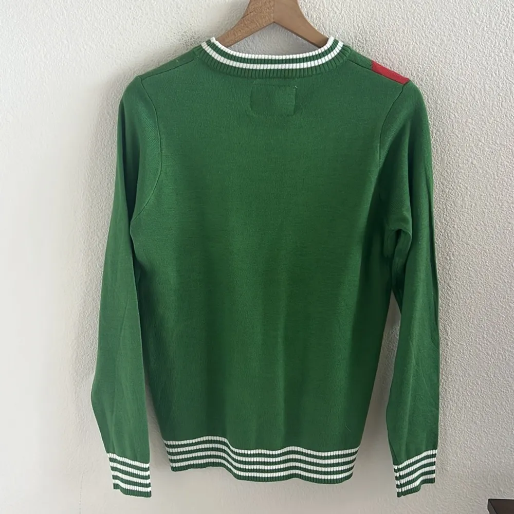 Tipsy Elves Gingerbread Men Being Eaten Holiday Ugly Christmas Sweater Graphic S - Image 2