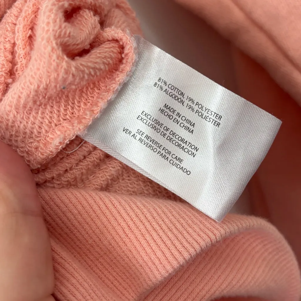 GAP Coral‎ Henley sweatshirt size XL - Image 3
