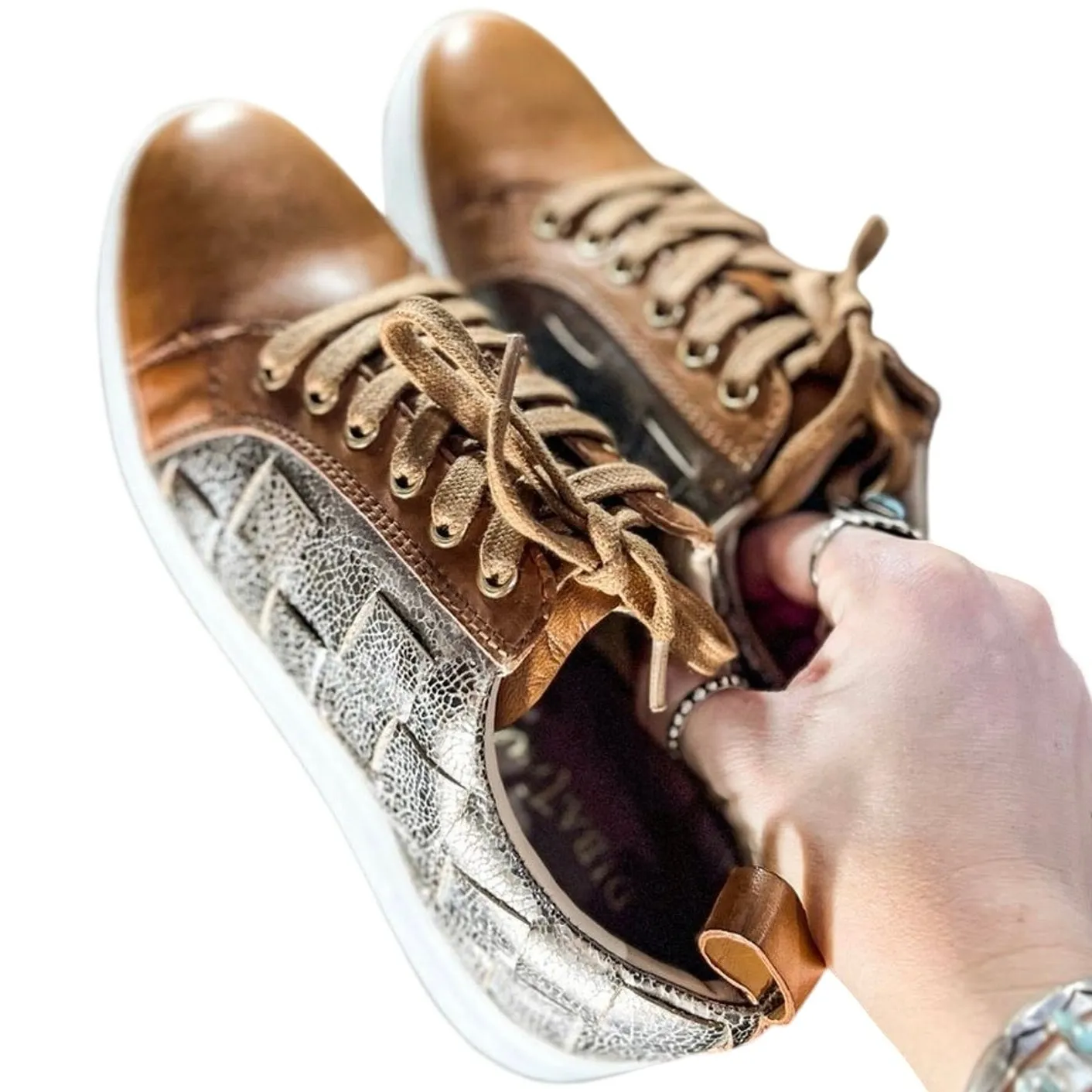 DIBA TRUE Yuli Ana Luggage / Pewter, US Size 10 / Euro 40.5 New in Box MSRP $109 Tan - Image 11