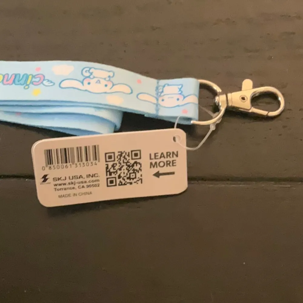 Sanrio Cinnamoroll Lanyard Blue - Image 3