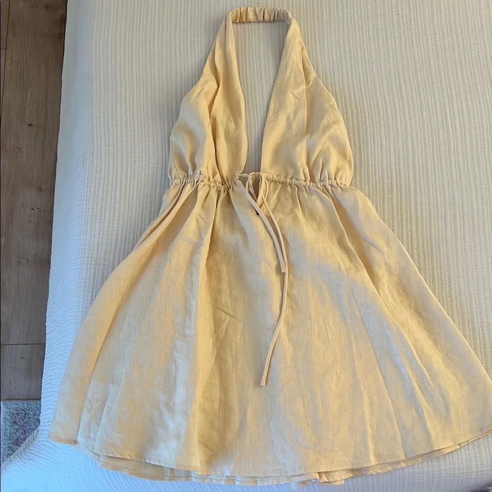 Reformation  Linen Halter Dress - Image 3