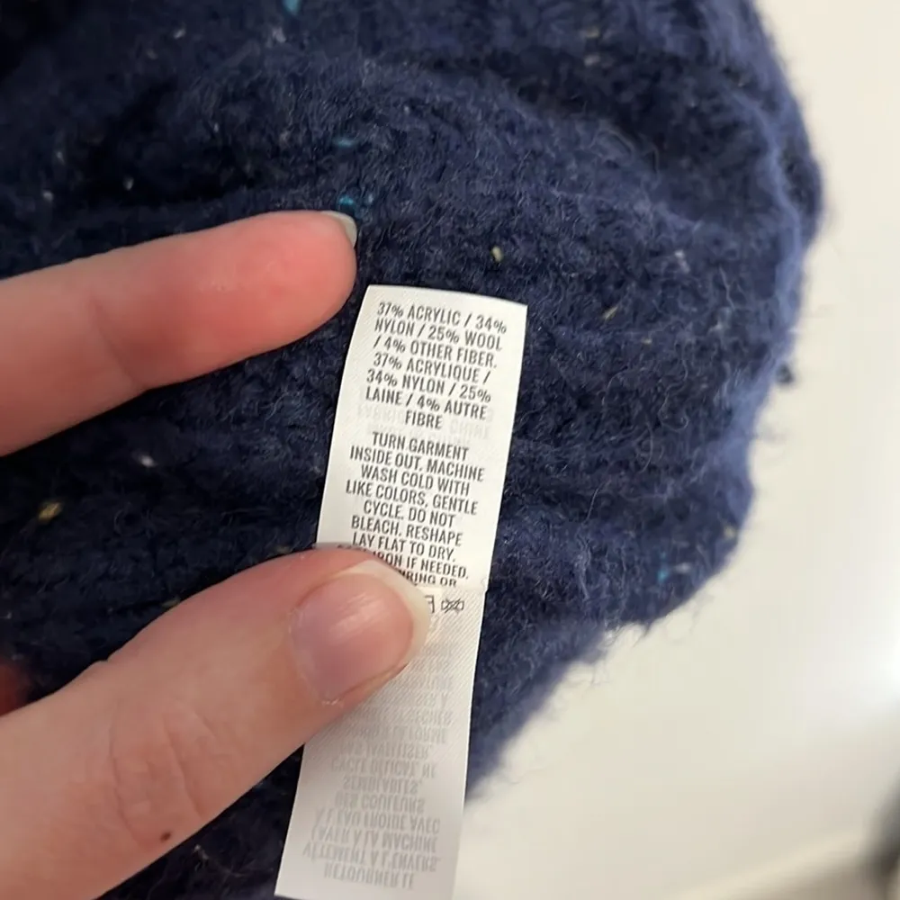 AERIE Sweater with Hood Blue Size Small - Image 6