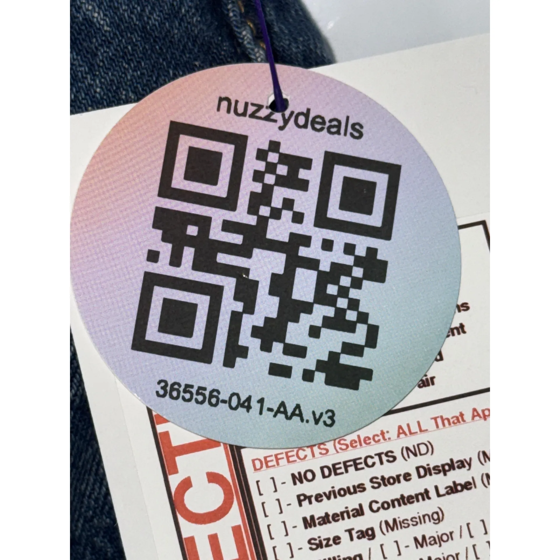 NEW Abercrombie & Fitch Dad Short High Rise Blue Denim Jean Shorts Size 23 000 - Image 5