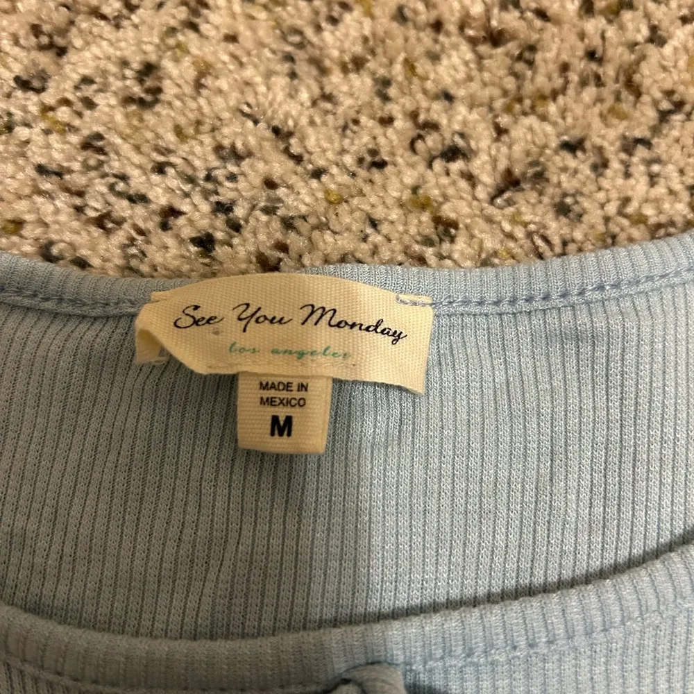 See You Monday Green Smocked Tiered Sundress - Image 2