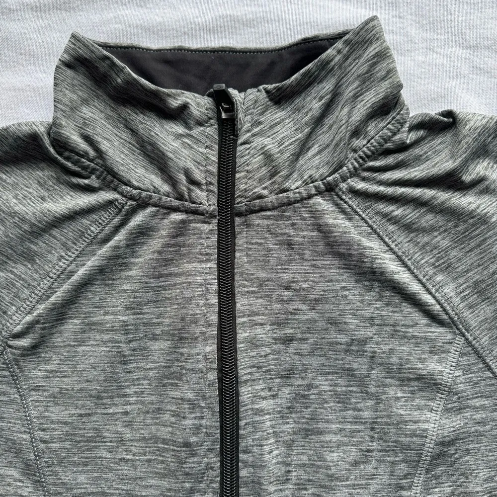 Danskin Now Black & Gray Zip Front Active Jacket Women’s Size Small - Image 5