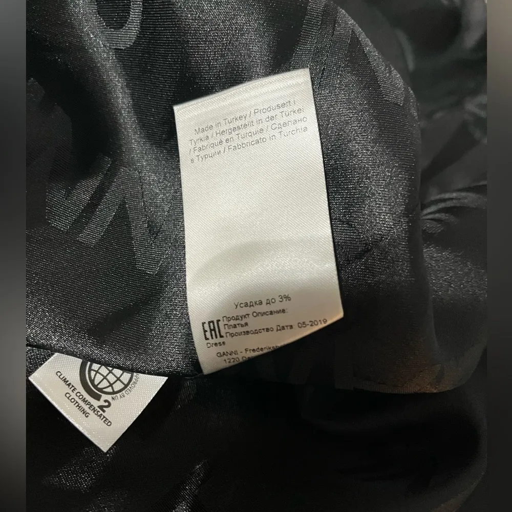 Ganni Prince of Wales Checked Twill Wrap Dress Size 34 - Image 8