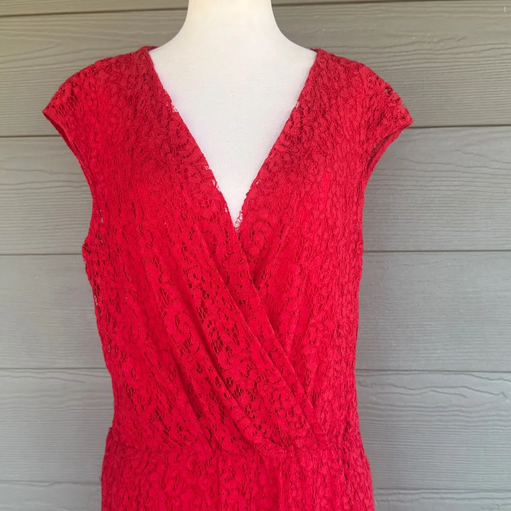 Carolina Herrera Sleeveless Lace Jumpsuit - Image 4