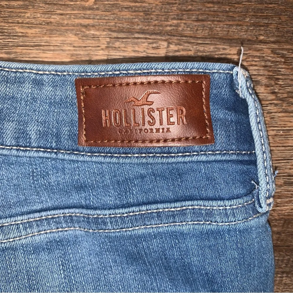 Hollister Hi- Rise Super Skinny Blue Jeans Women’s Size 14L - Image 5