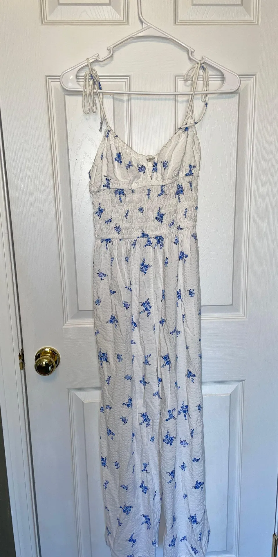 White Floral Romper - Image 2