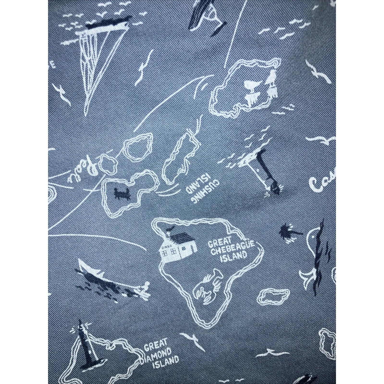 L.L. Bean Favorite Fit Shorts‎ Women Size 6 ALL OVER PATTERN BLUE - Image 4