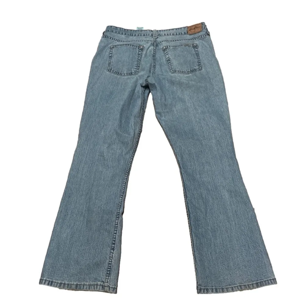 Levi Strauss Sketch Low Rise Bootcut Light Wash Denim Jeans 14 Short Blue - Image 4