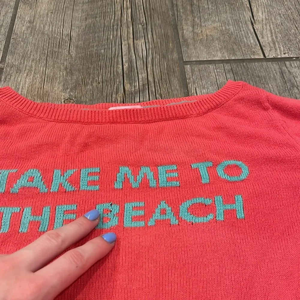 LILLY PULITZER MARIELLE SWEATER TAKE ME TO THE BEACH - Image 2