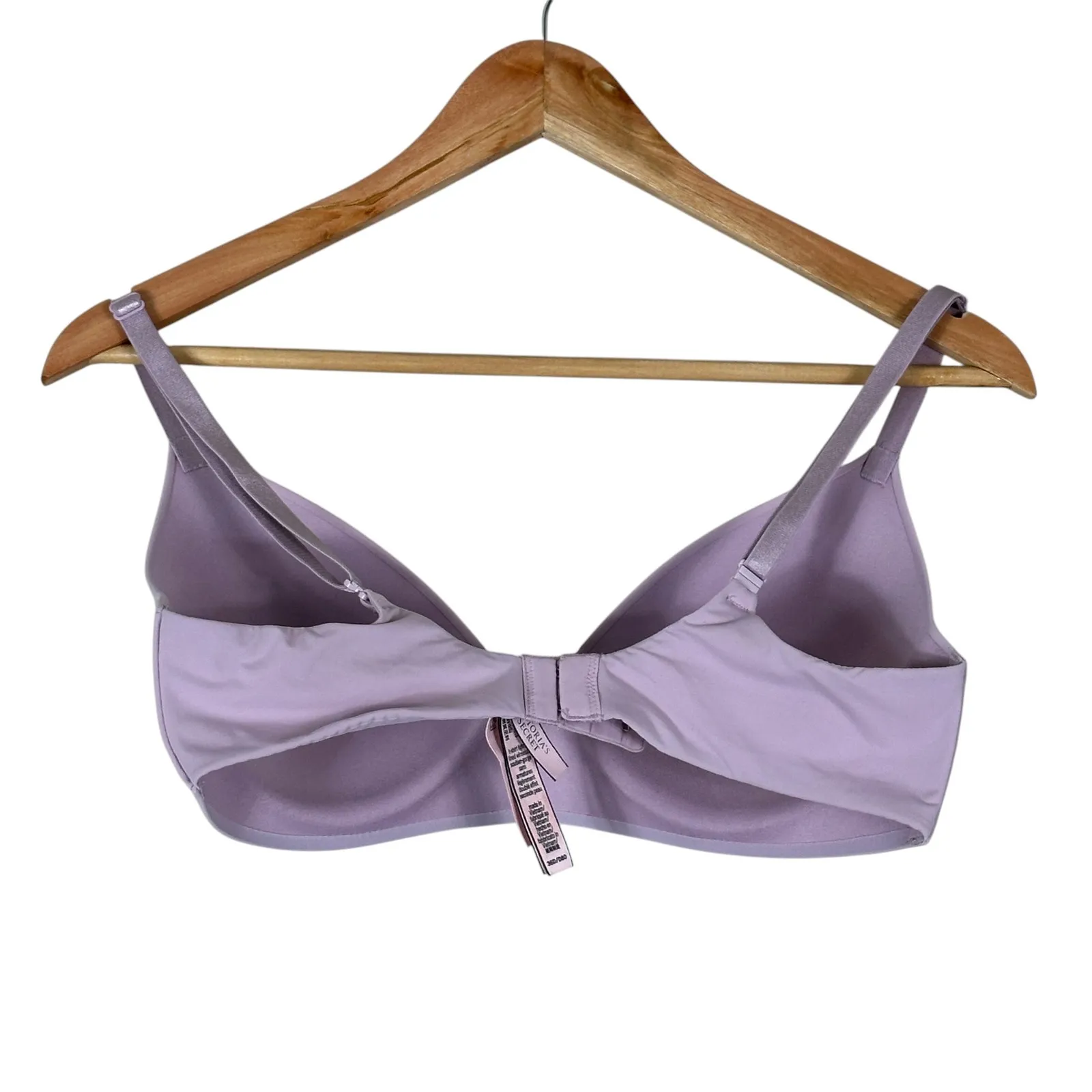NWT Victoria's Secret Seamless Bra Womens 36D Lavender Purple Adjustable Sleek - Image 4