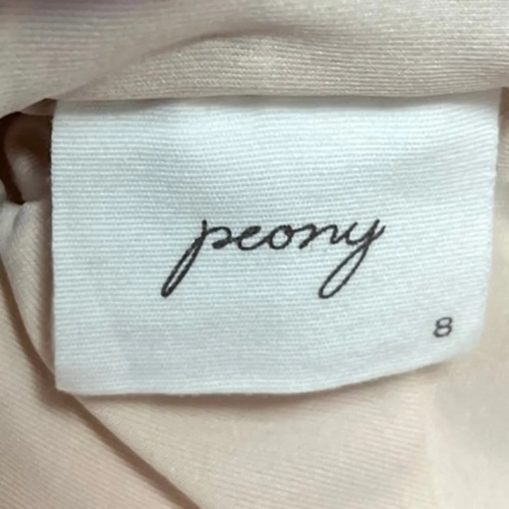 Peony Multicolor Floral Print Two Piece Swimsuit Swimwear Bikini Set Size 8/10 - Image 5