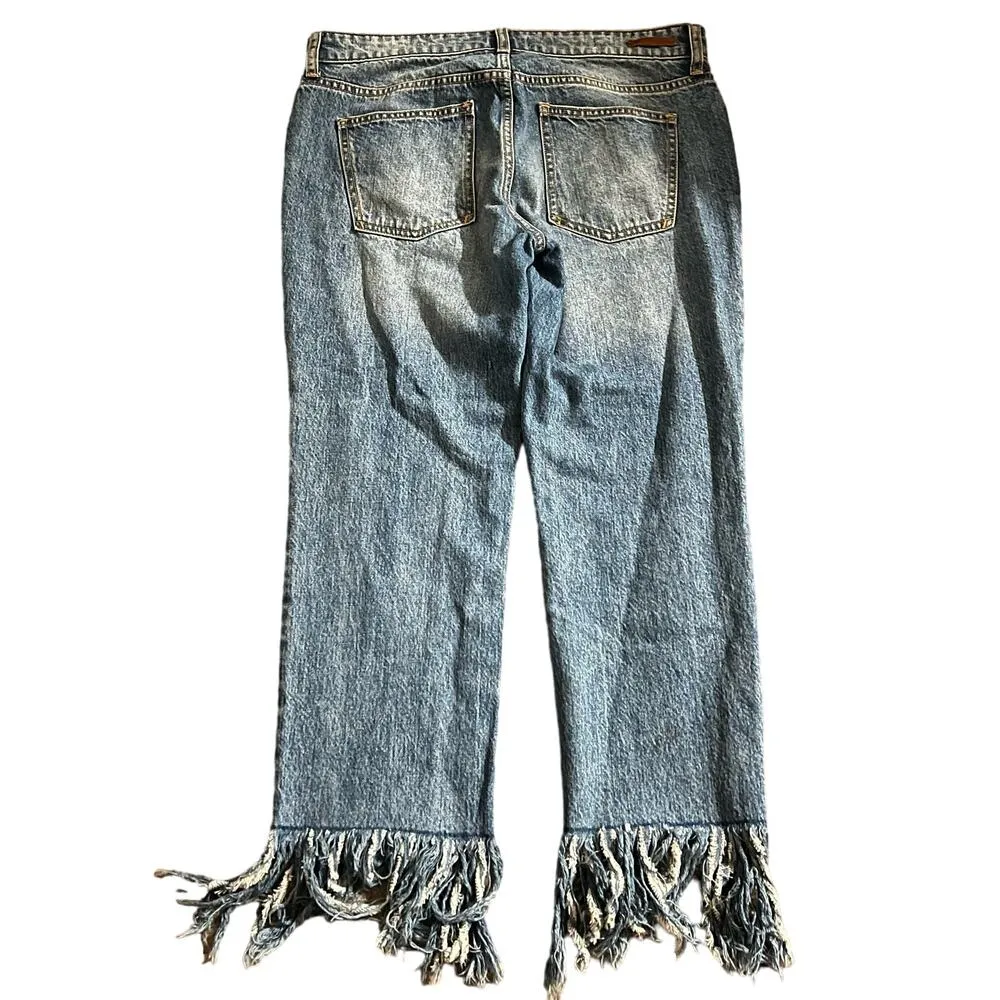 Anthropologie Pilcro Hyphen Mid-Rise Relaxed Boyfriend Jean 28 Women’s Blue - Image 3