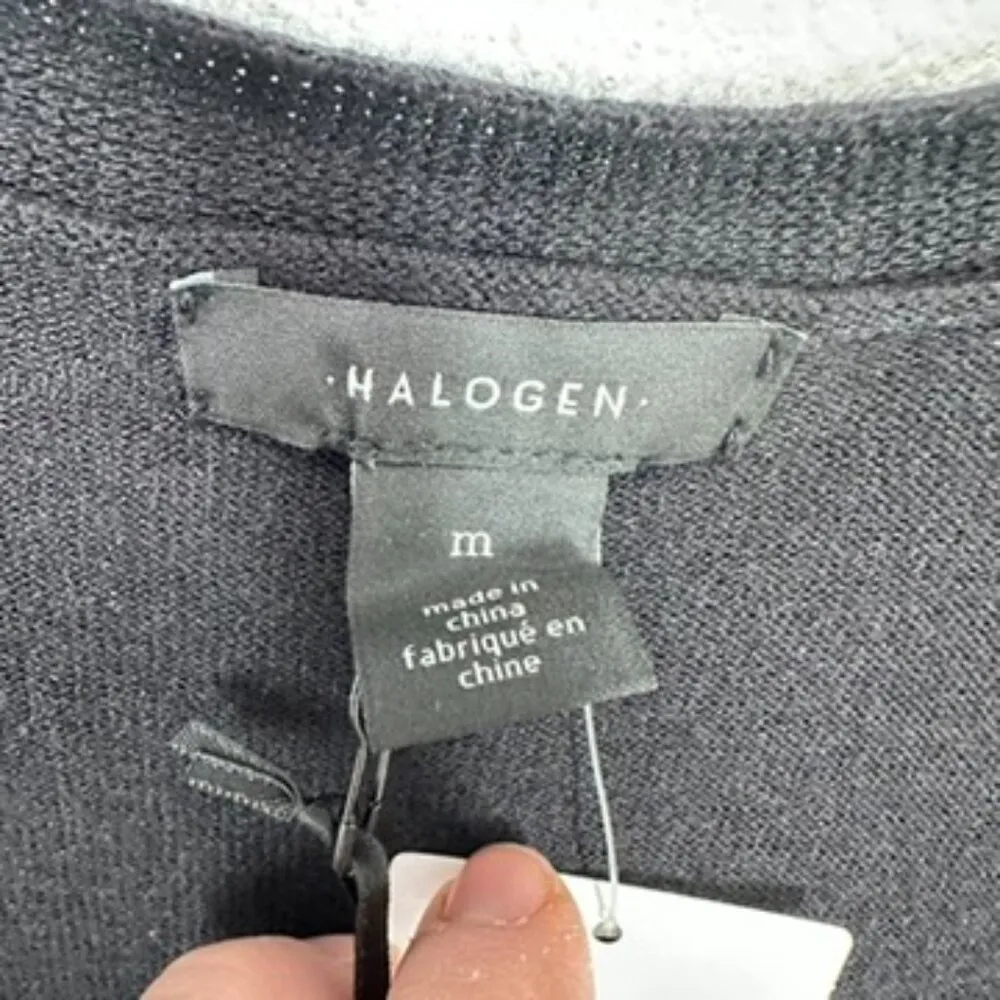 Halogen Women's Size Med‎ Surplice V Neck Longsleeve Lightweight Sweater Casual - Image 4