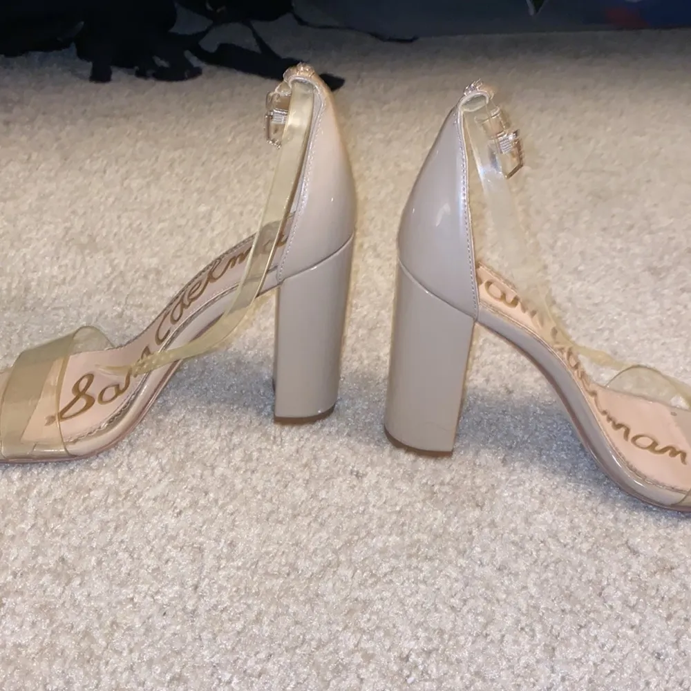 Sam Edelman Yaro Sandals Clear/Tan size 6 - Image 4