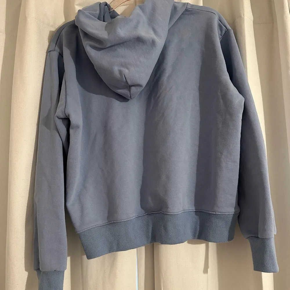 Parke Blue Embroidered Hoodie S/M - Image 2