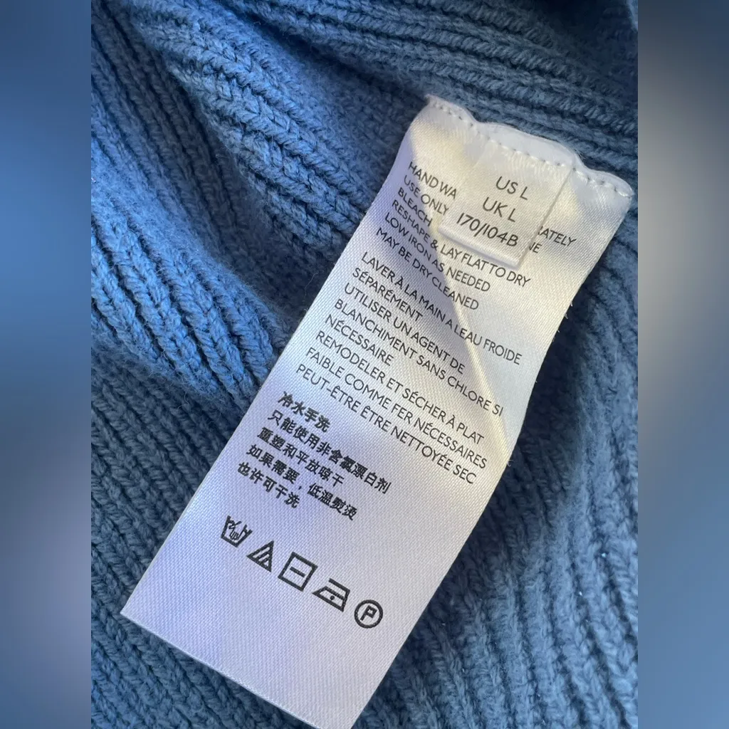 Free People Blue Cowl Neck Sweater - Image 14