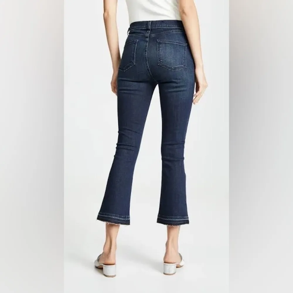 Veronica Beard Carly 11” kick flare high rise dark wash jeans 26”​ - Image 15