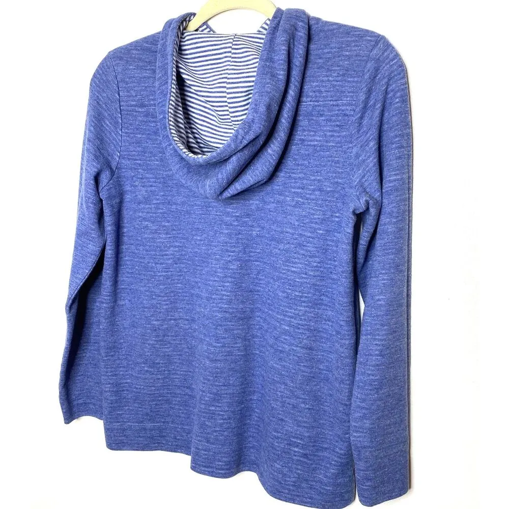 Vineyard Vines Double Faced Heathered Relaxed Hoodie Shep Shirt No Sz Tag - Image 11