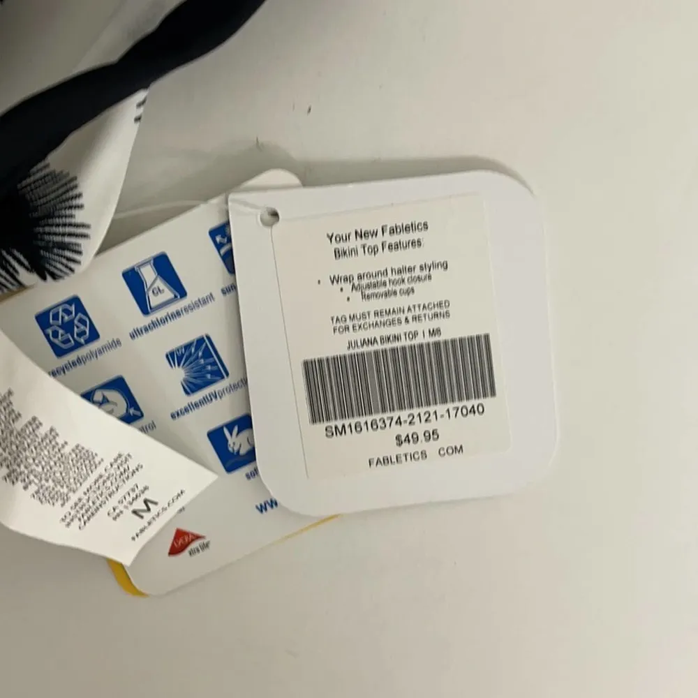 FABLETICS Bikini Top Malibu Juliana Wrap Beach Athletic Swim Resort NWT Medium - Image 8