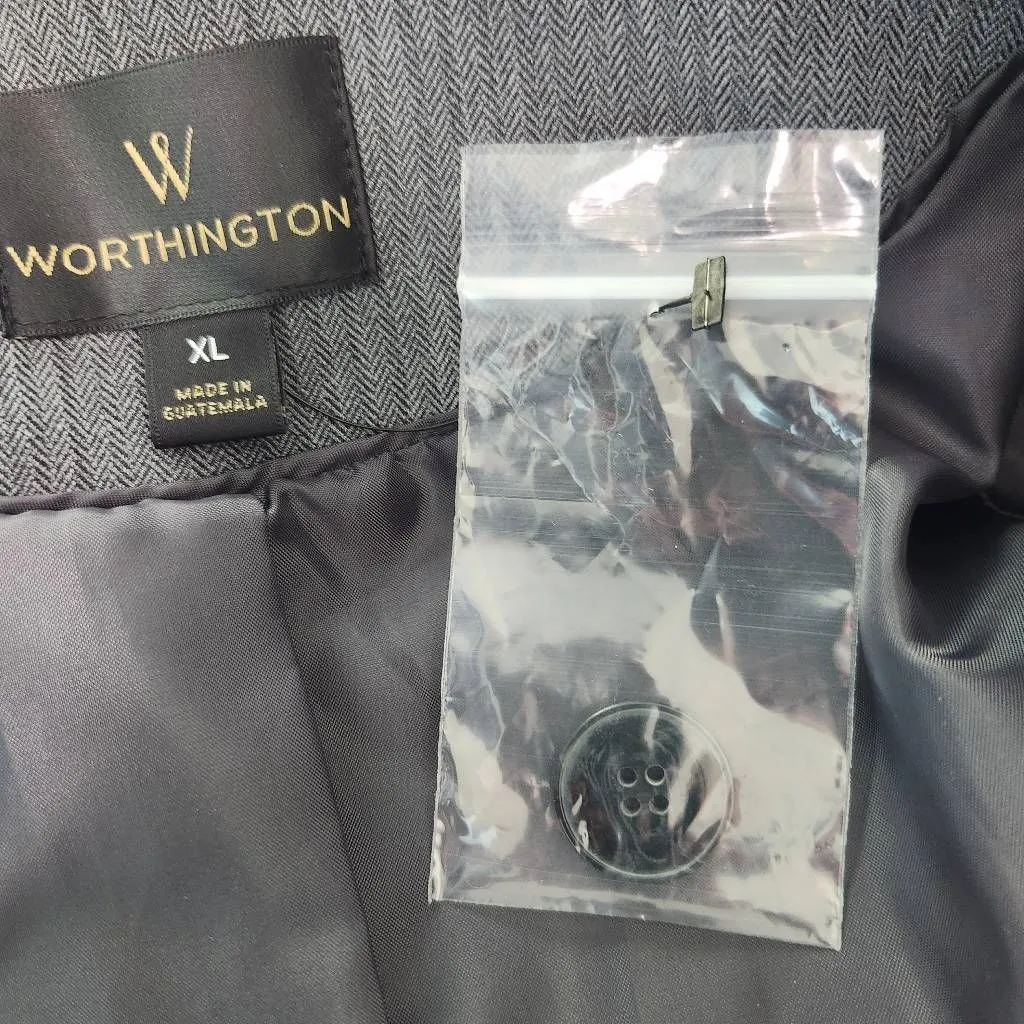 Worthington Gray Blazer NWOT Size XL Classic Gray Women's Blazer - Image 8