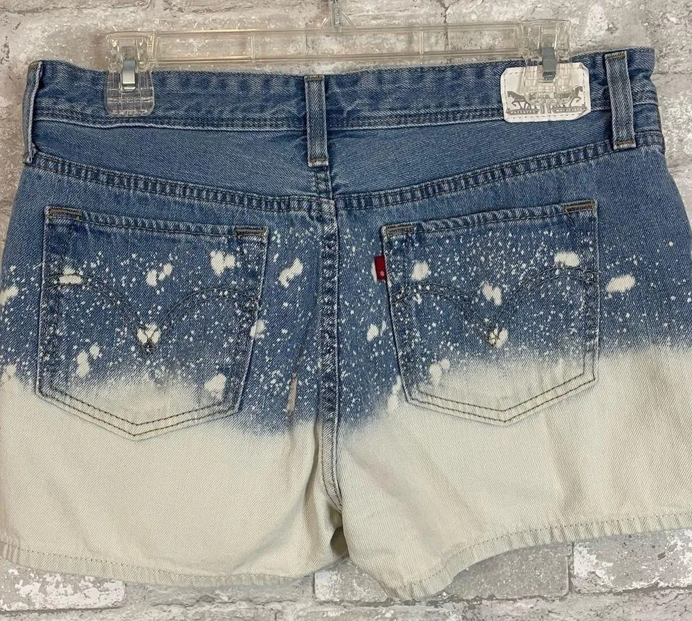 Levi’s Tie-Dye Denim Shorts - Image 2