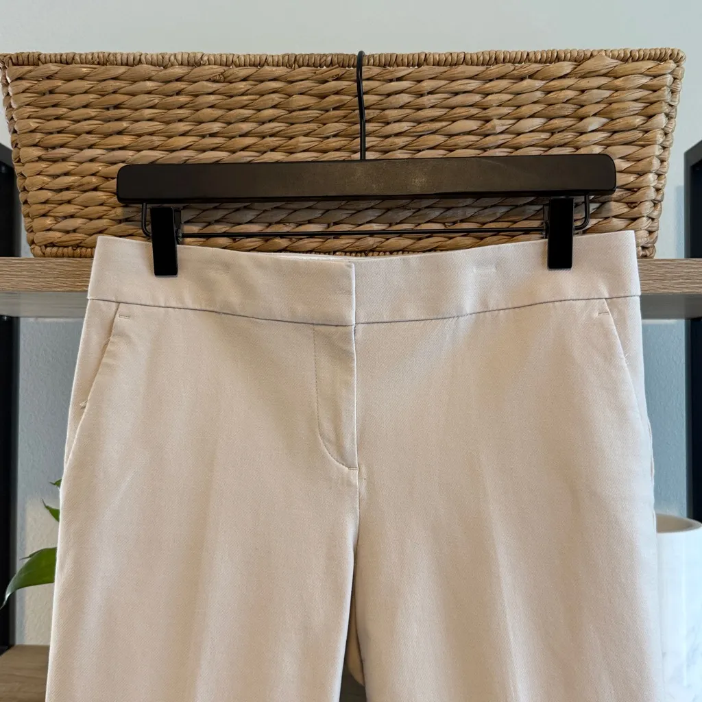 Ann Taylor Mid-Rise Kate Fit Cropped Stretch Cotton Career Dress Pant Trouser, 2 - Image 2