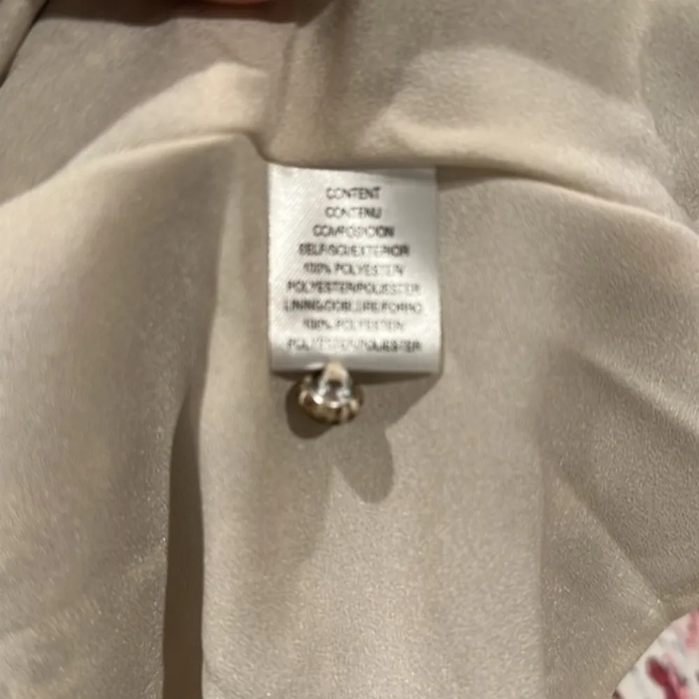 WAYF SWIFTY HOLLY BROWN SNAKESKIN SAND BROWN CREAM TAN PRINT SATIN DRESS XS - Image 5