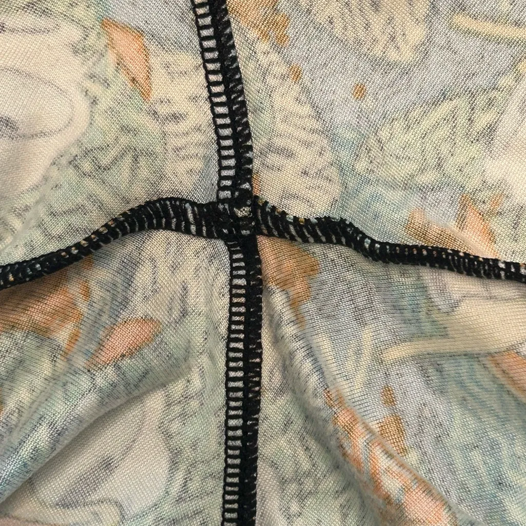 Lularoe Disney collection Donald Duck cowboy hat jungle safari leggings OS - Image 4