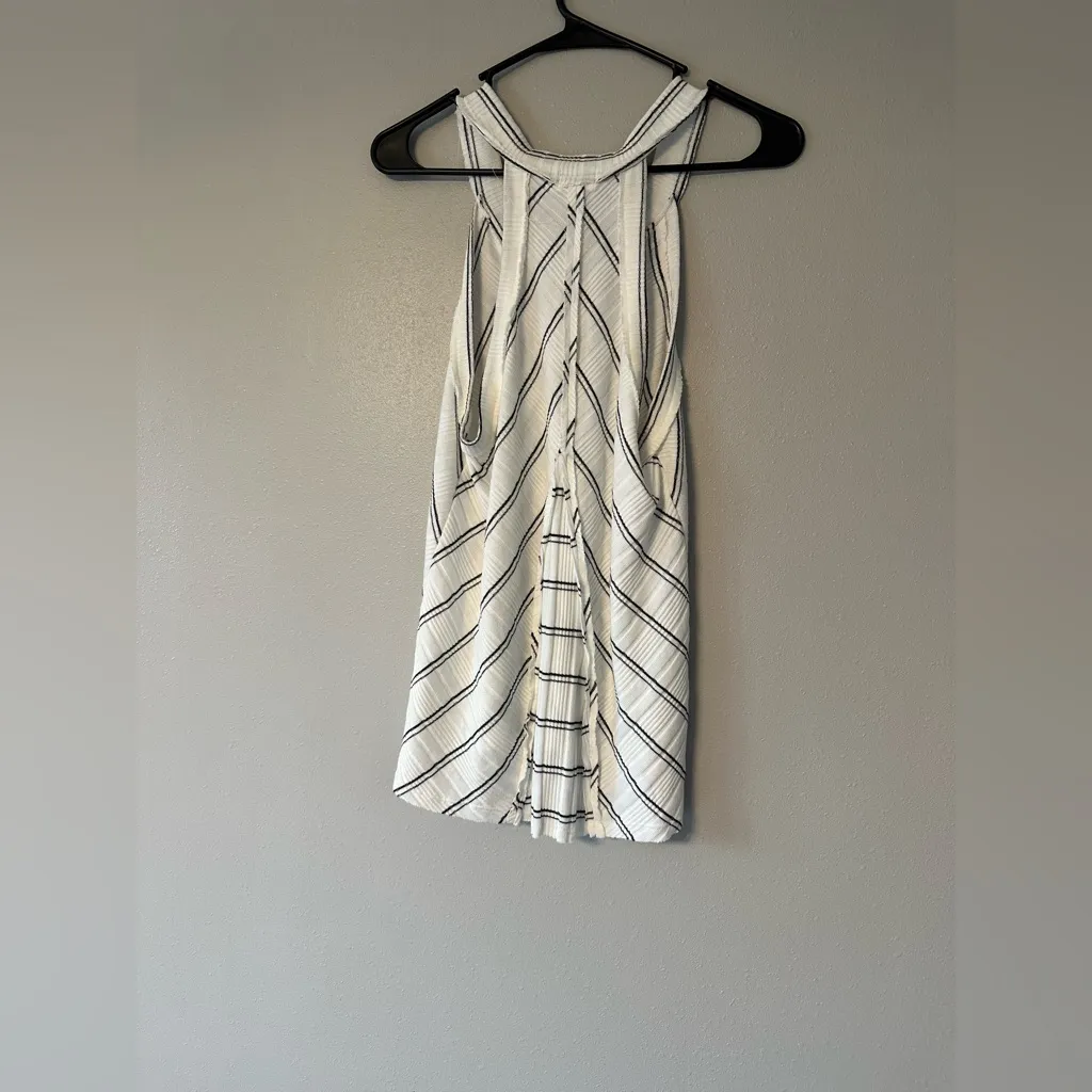 BKE Raw Edge Striped Tank Top - Image 8