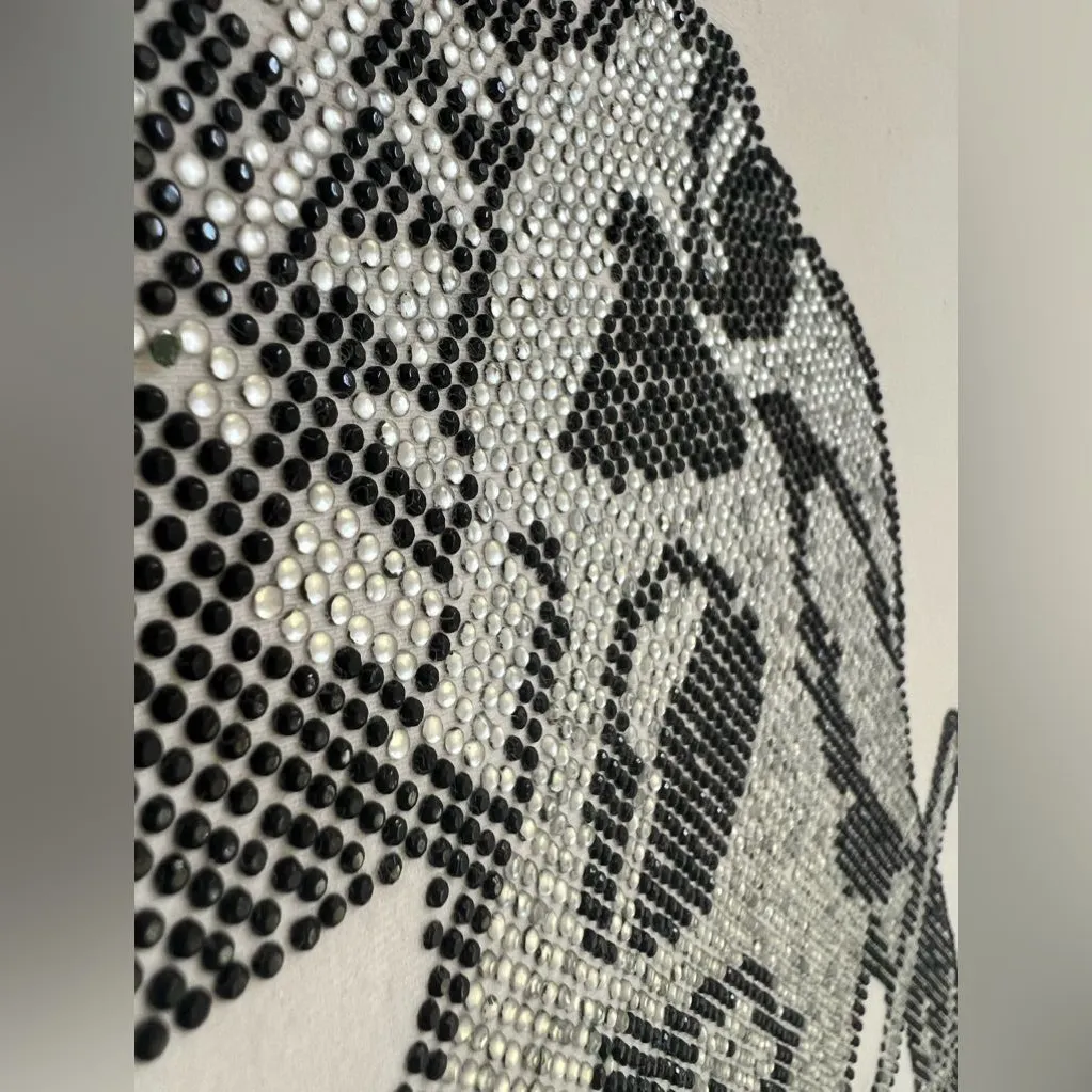 🔥RARE/VINTAGE ED HARDY RHINESTONES IVORY LONG SLEEVE Women’s TEE SIZE 3XL NWOT - Image 8