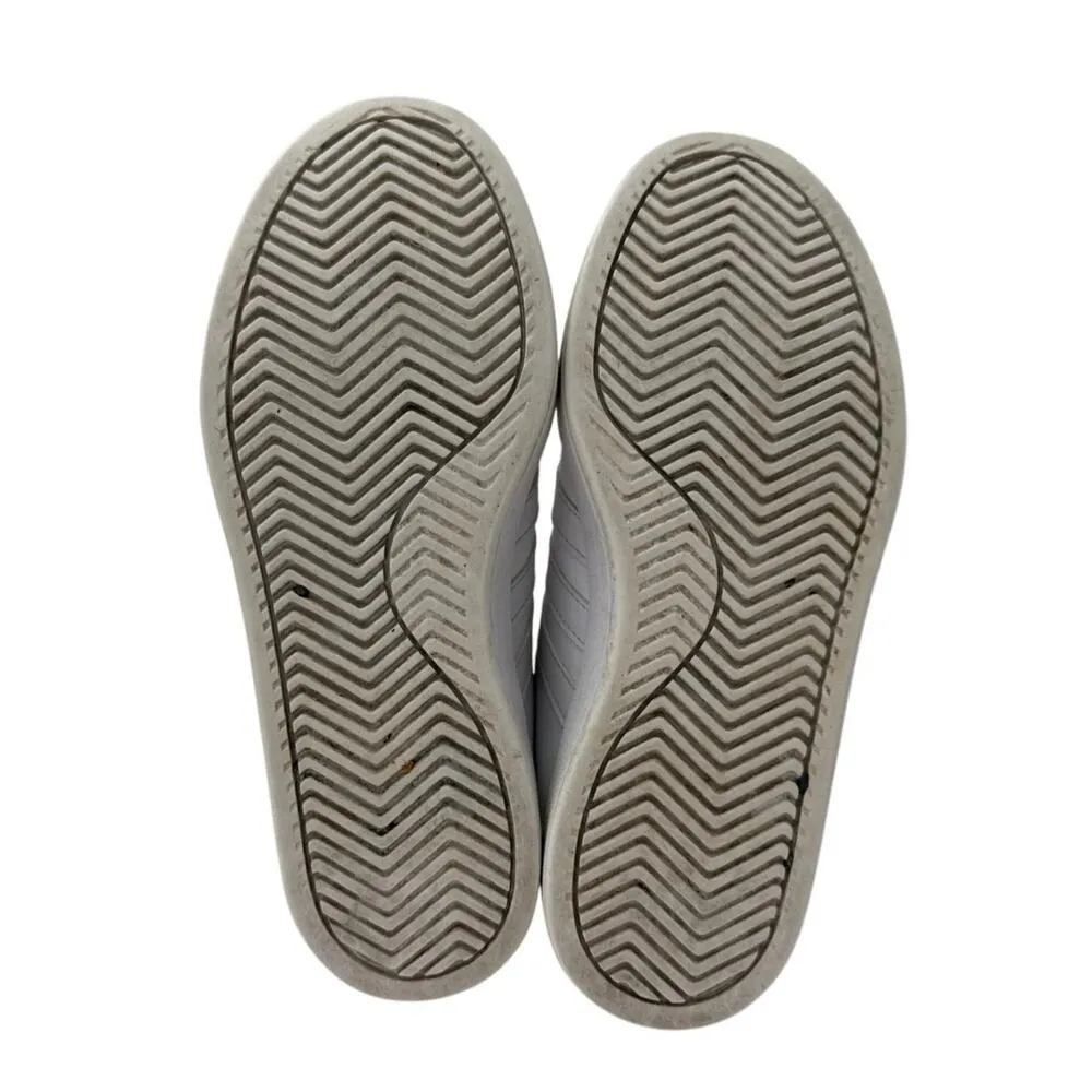 Adidas Grand Court 2.0 Women's White Gold Lace Up Athletic Sneaker Shoes Sz 7.5 - Image 4