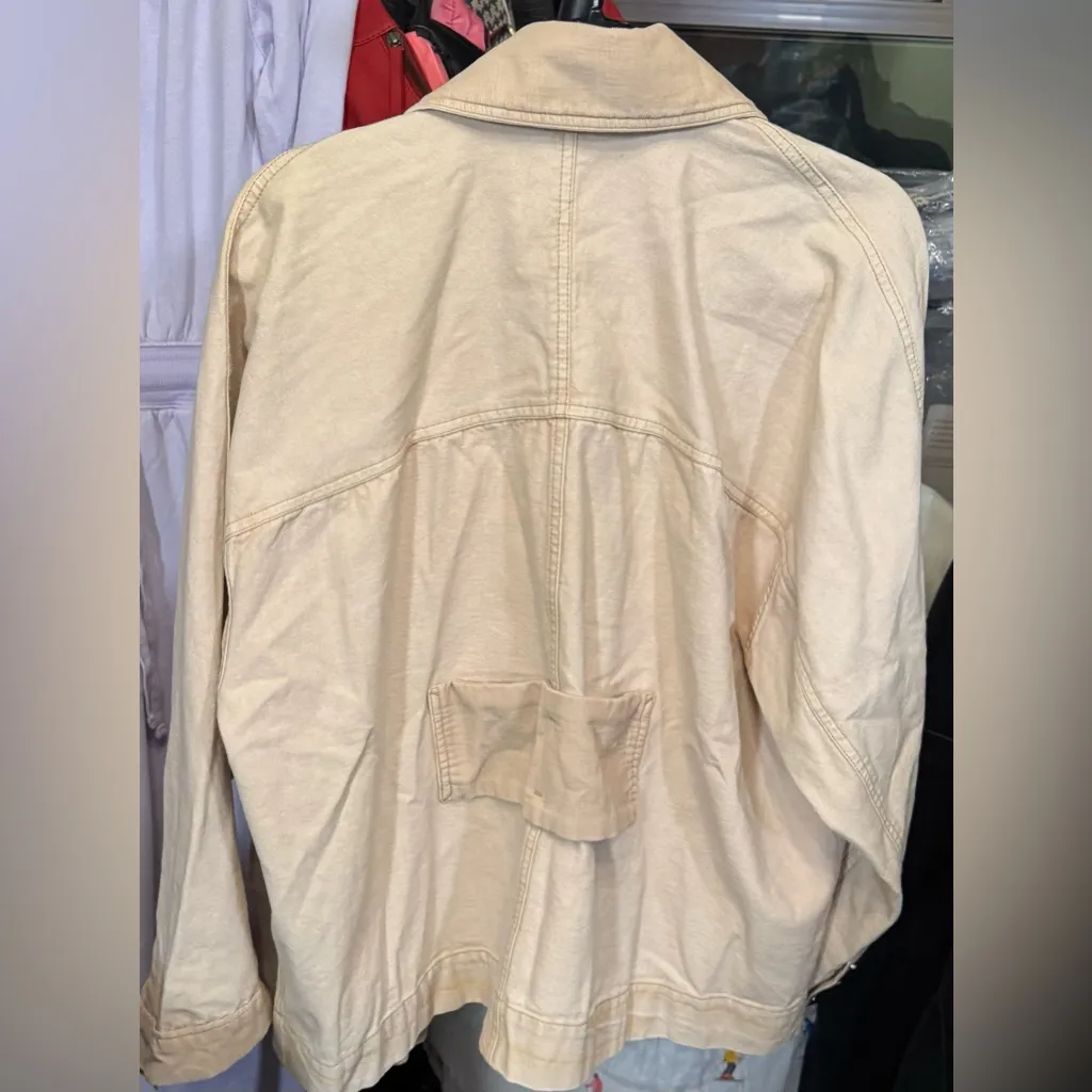 NWT Free People We The Free Viva Surplus Jacket - morning oat ivory - Small - Image 8