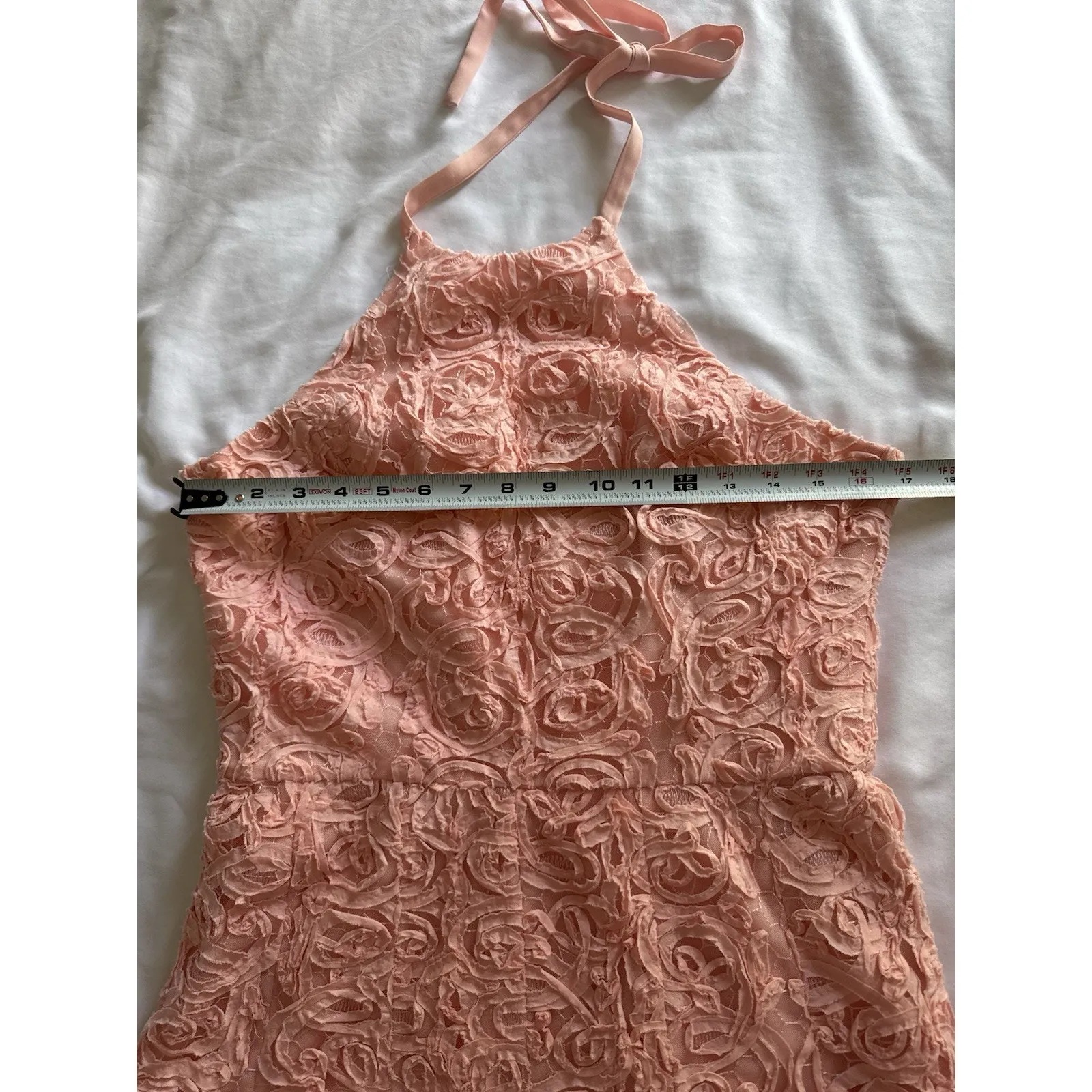 BCBG MaxAzria Pink Dress ASO Ariel Winter Wedding Guest Hoco Cocktail Coquette - Image 4